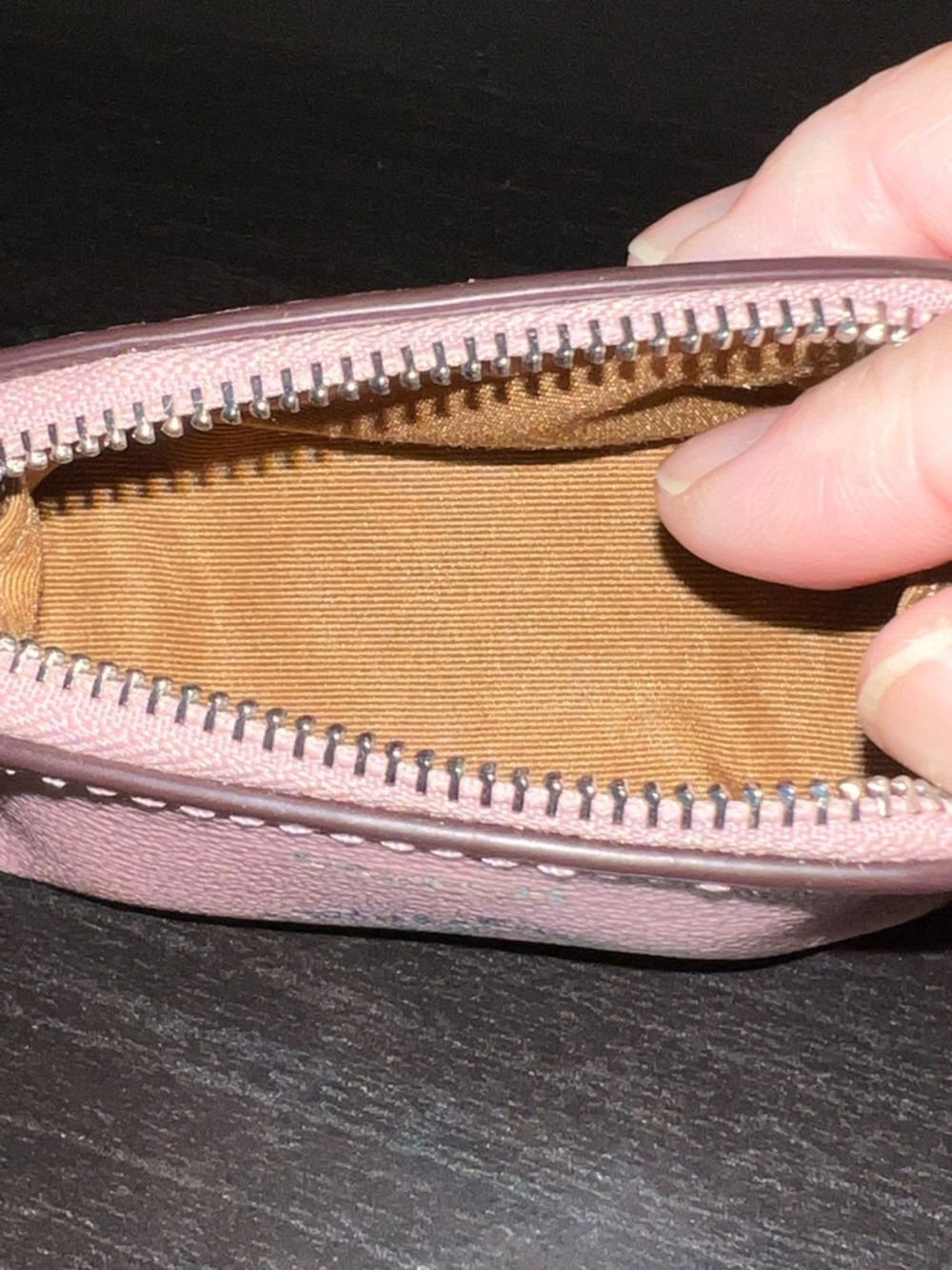 NWOT COACH Mini Domed Pink Floral Cosmetic Case (given to Coach Insiders) - Picture 4 of 4